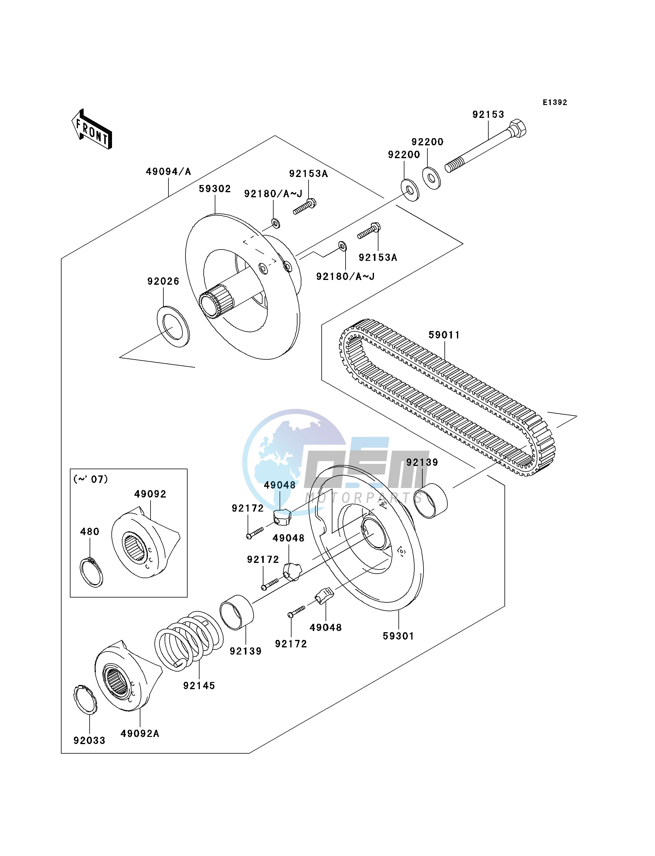 DRIVEN CONVERTER_DRIVE BELT