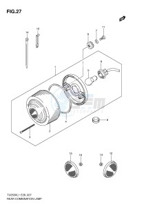 TU250X (E28) drawing REAR COMBINATION LAMP