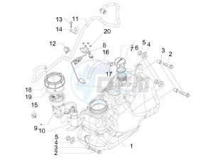 MP3 125 ibrido drawing Fuel Tank