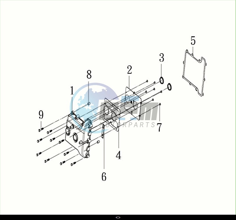 CYLINDER HEAD COVER / MAXSYM TL 508 (TL50W2-EU) (M2)