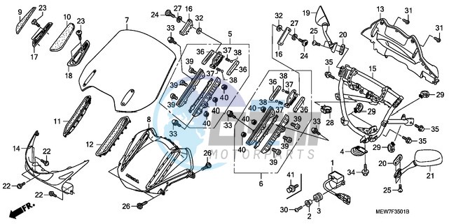 UPPER COWL (NT700V8,A/NT700VA8,A)