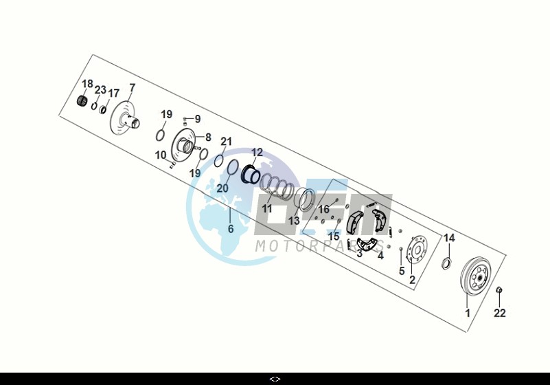 DRIVEN PULLEY ASSY