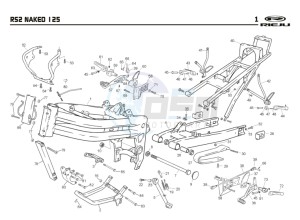 RS2-125-NACKED-BLUE drawing CHASSIS