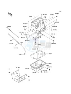 KAF 950 A [MULE 2510 DIESEL] (A1-A3) [MULE 2510 DIESEL] drawing CRANKCASE