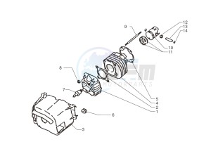 Ark AC 45 One- Matt Black 125 drawing Cylinder-piston-wrist pin assy.