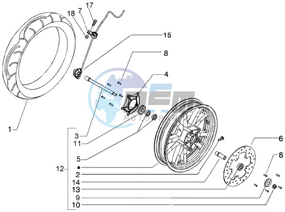 Front wheel