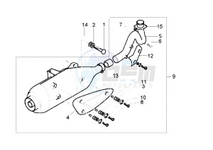 Beverly RST 125 drawing Silencer