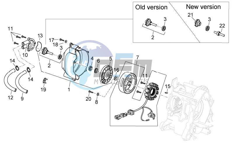 Cdi magneto assy