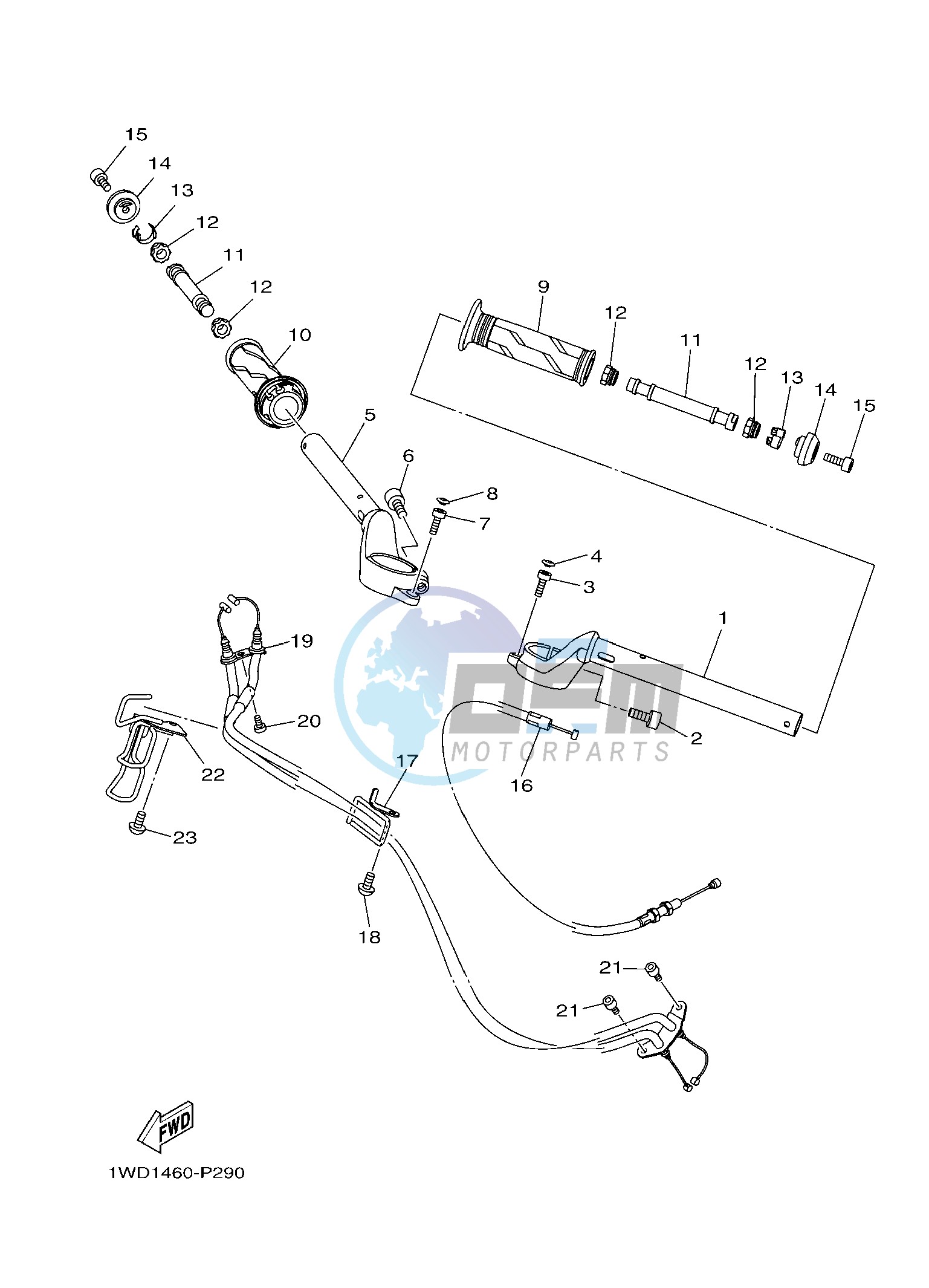 STEERING HANDLE & CABLE