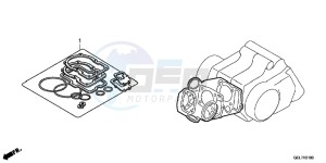 CRF50FD CRF50F Europe Direct - (ED) drawing GASKET KIT A