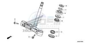 NC700DC Integra E drawing STEERING STEM