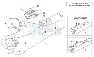 SR 50 H2O drawing Exhaust unit -FAST-