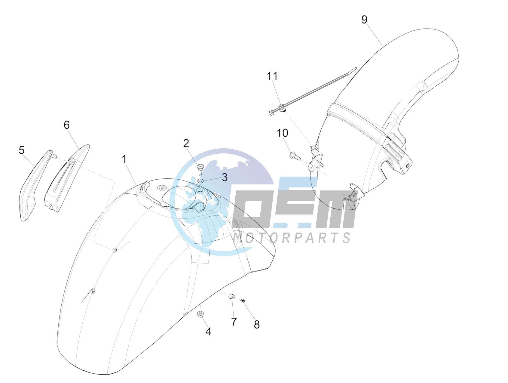 Wheel huosing - Mudguard