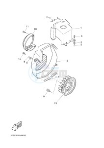 CW50N BW'S (2B7K) drawing AIR SHROUD & FAN