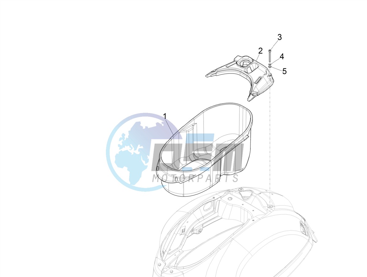 Helmet housing - Undersaddle