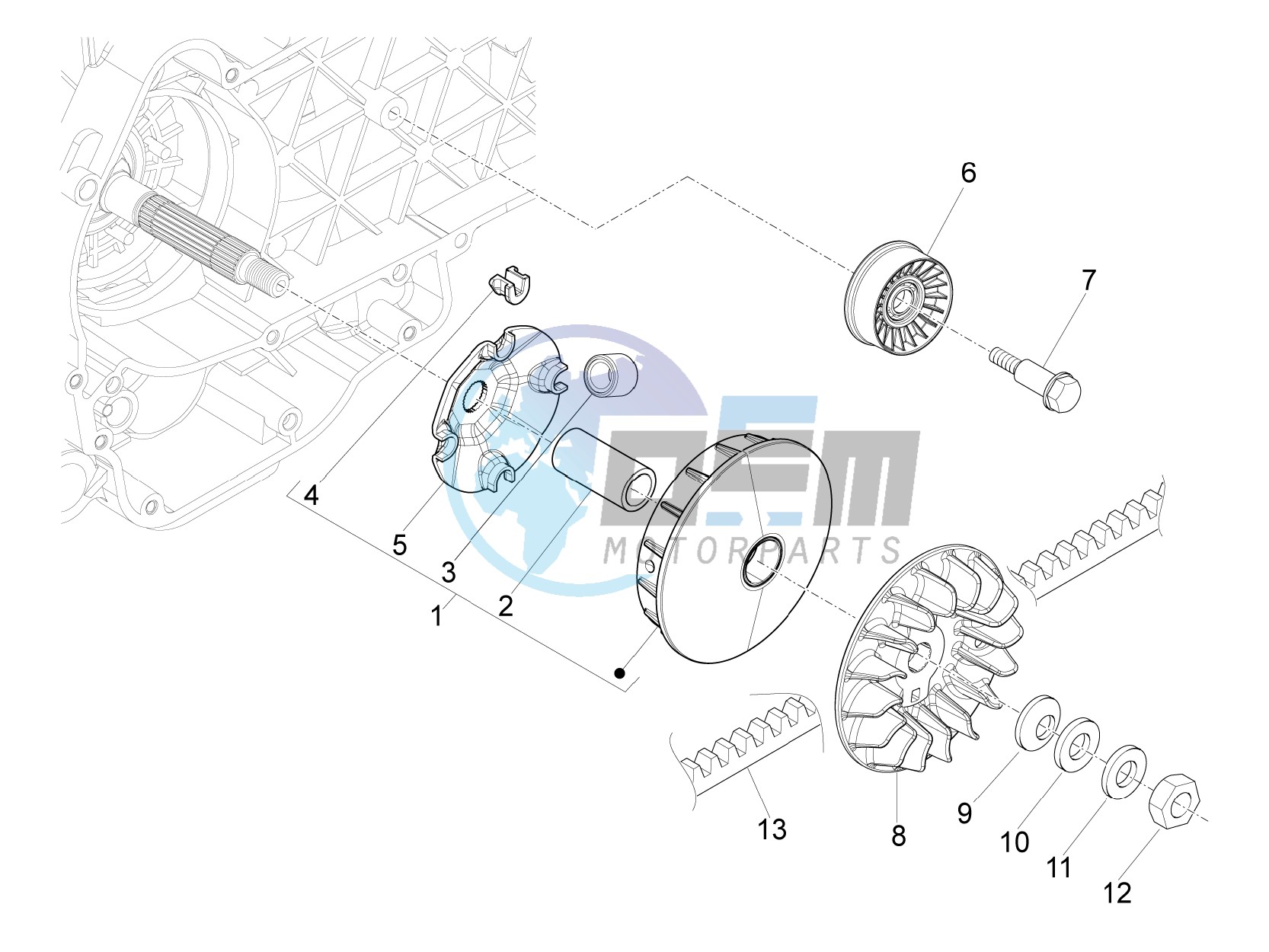 Driving pulley