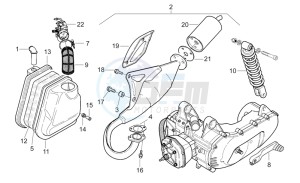 SR 50 H2O drawing Exhaust pipe