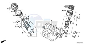 VT750C9 Australia - (U / MK) drawing CRANKSHAFT