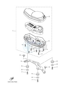 YZF-R3 YZF-R3A 321 R3 (BR51 BR52) drawing METER