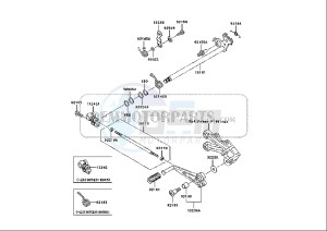 ZX-10R NINJA - 1000 cc (EU) drawing GEAR CHANGE MECHANISM