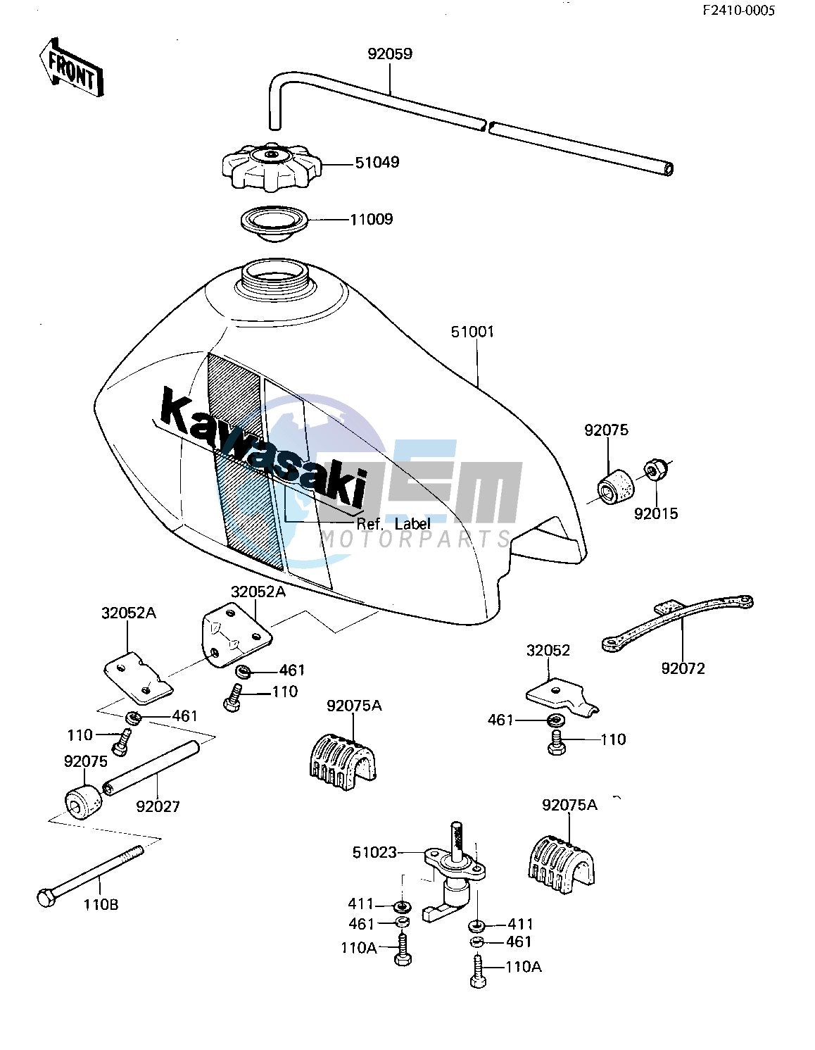 FUEL TANK -- 81 A7- -