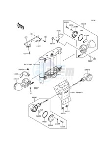 VULCAN 900 CUSTOM VN900CDF GB XX (EU ME A(FRICA) drawing Turn Signals