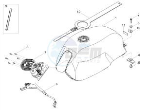 V7 III Anniversario 750 e4 (NAFTA) drawing Fuel tank