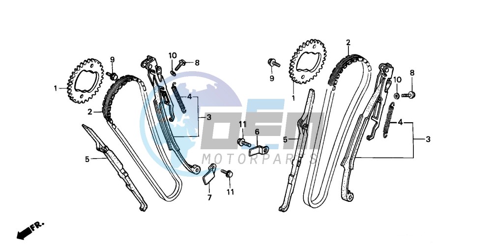 CAM CHAIN/TENSIONER