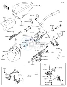 JET SKI ULTRA 310X JT1500LJF EU drawing Handlebar