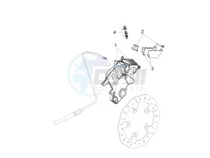 DORSODURO 900 E4 ABS (EMEA, LATAM) drawing Rear brake caliper