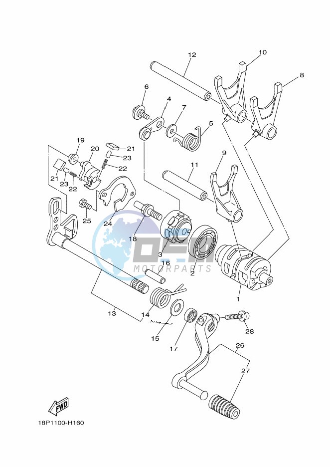 SHIFT CAM & FORK