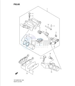 VZ1500L0 drawing REAR CALIPER