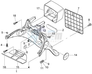 Fly 150 (USA) USA drawing Rear mudguard