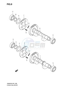 AN650 (E2) Burgman drawing CRANK BALANCER