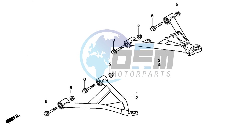 FRONT ARM (TRX300) ('83-'95)