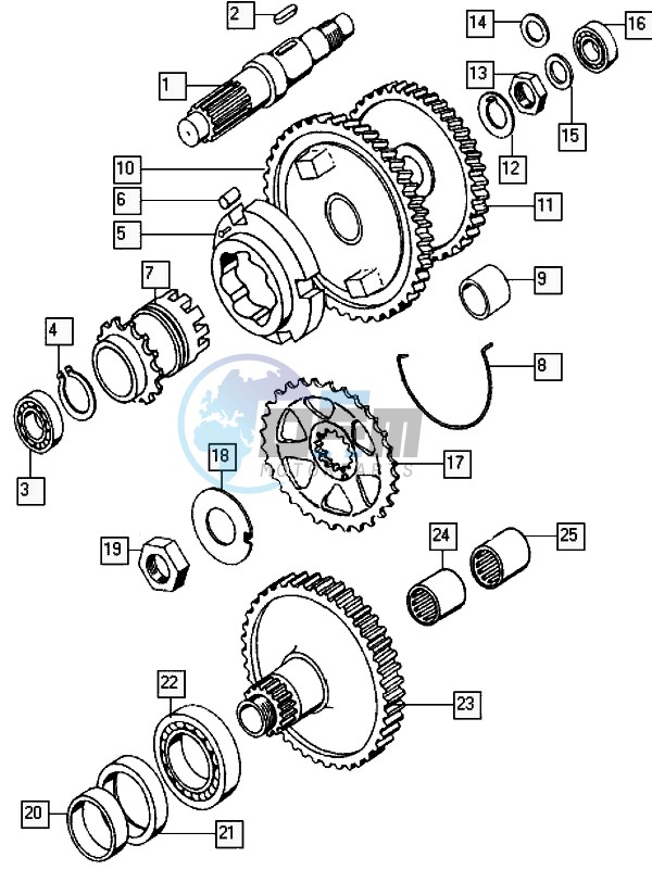 Countershaft