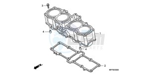 CB1300SA9 France - (F / ABS BCT CMF MME TWO) drawing CYLINDER