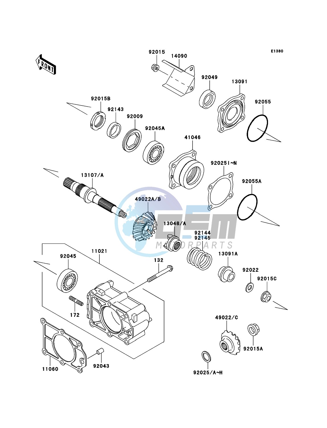 Bevel Gear Case