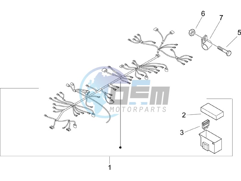 Main cable harness