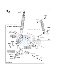 KVF360 KVF360B7F EU drawing Suspension