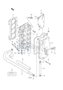 DF 70 drawing Cylinder Head