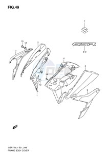 GSR750 EU drawing FRAME BODY COVER