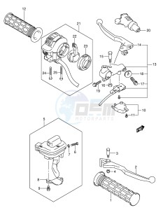 LT-A500F (P24) drawing HANDLE LEVER