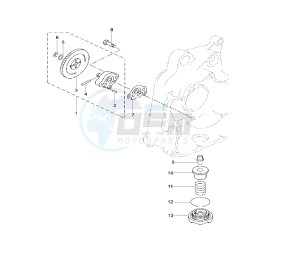 YP R X-MAX 250 drawing OIL PUMP