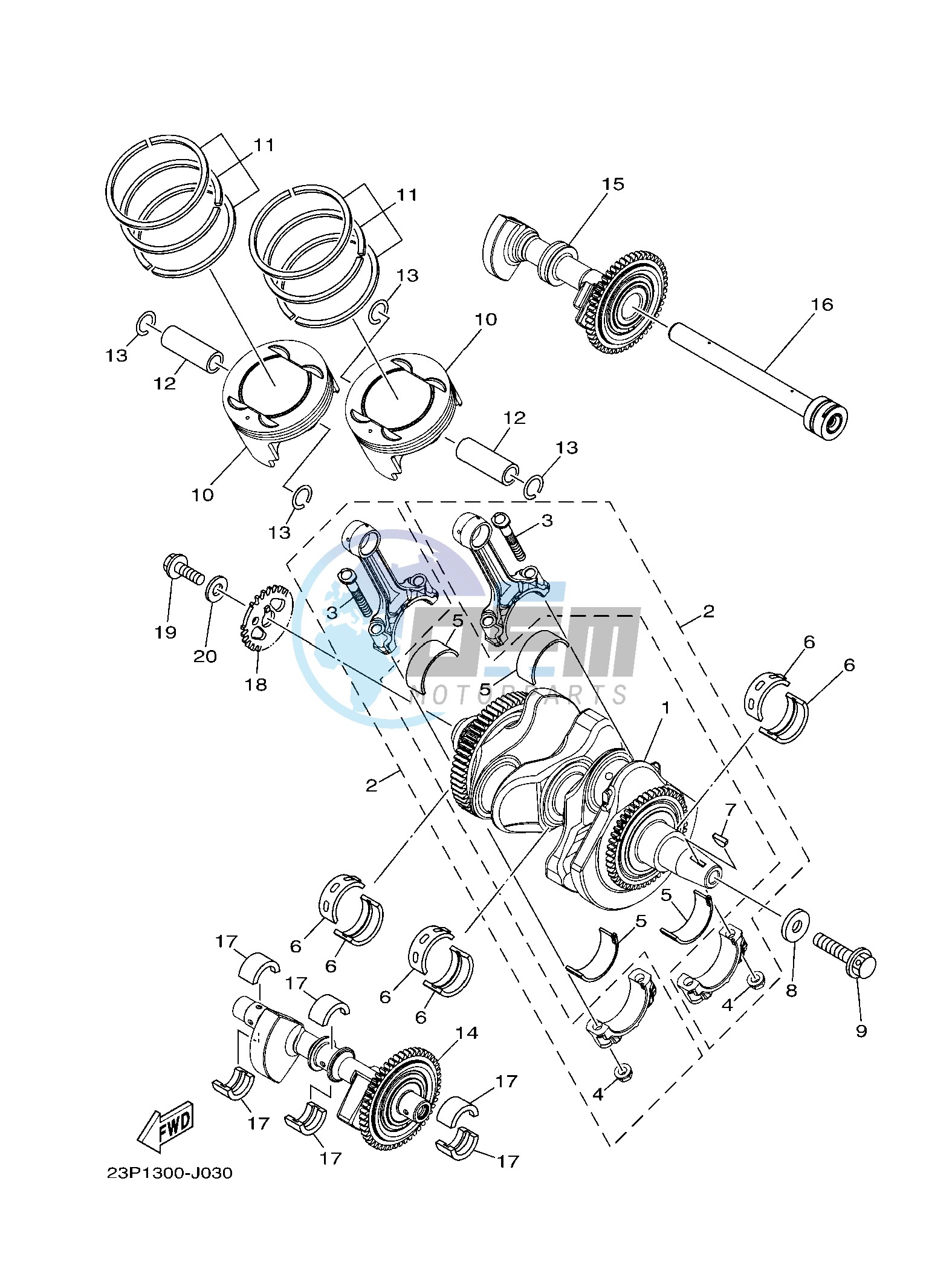 CRANKSHAFT & PISTON