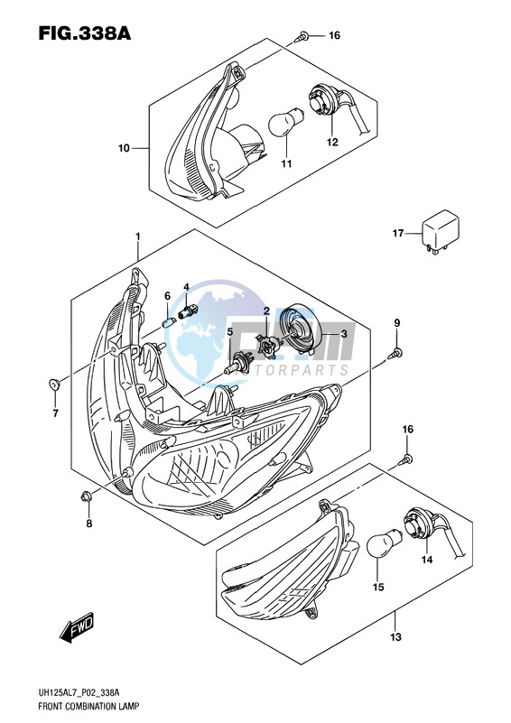 FRONT COMBINATION LAMP