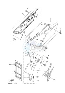 YZ85LW (1SPK) drawing SIDE COVER