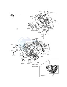 NINJA_250SL_ABS BX250BFS XX (EU ME A(FRICA) drawing Crankcase