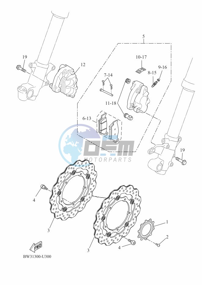 FRONT BRAKE CALIPER