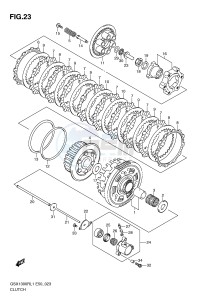 GSX1300R (E50) Hayabusa drawing CLUTCH